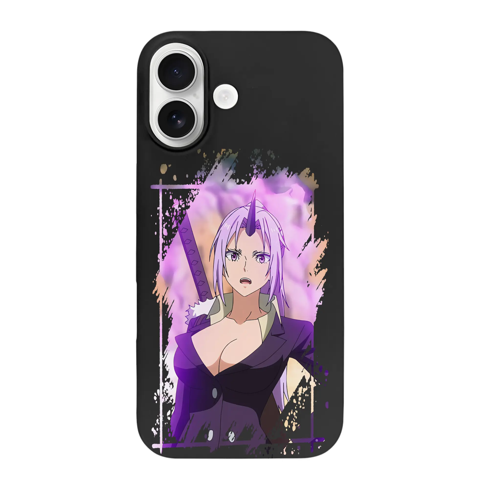 転生したらスライムだった件 グッズ,シオン - iPhone 17 シリーズ シリコンケース 薄型 耐衝撃 指紋防止 ソフトタッチカバー 精密フィット 傷防止 保護ケース iPhone 17/17 Air/17 Pro/17 Pro Max 対応